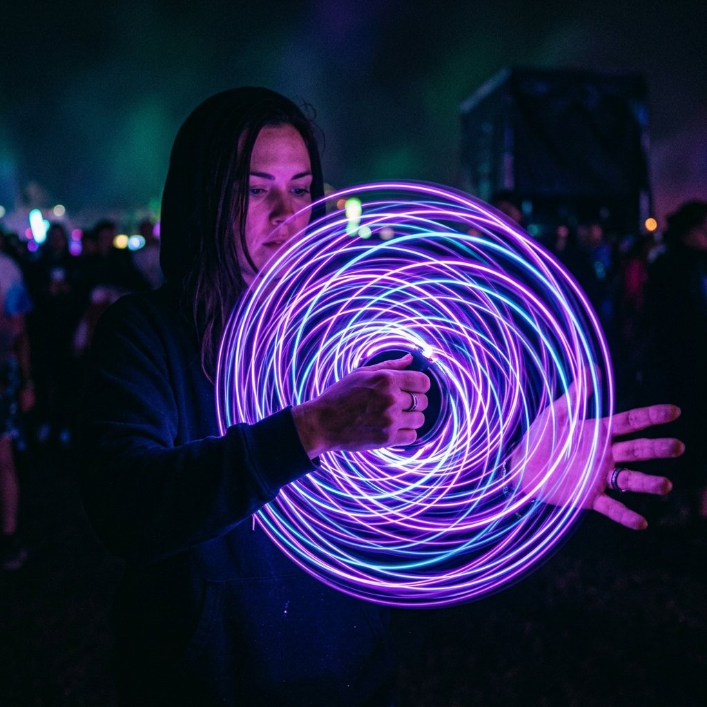 FlowChakra Illusionary Spiral - Neon Violet thumbnail 2